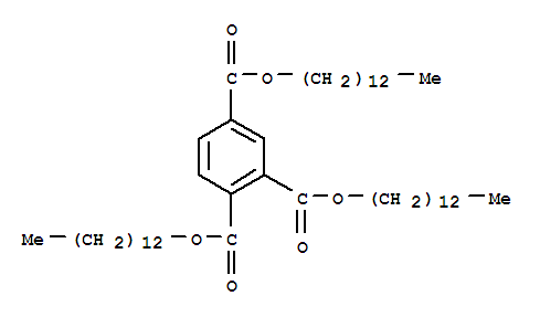 Structure of tri(tridecyl) benzene-1,2,4-tricarboxylate