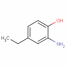 2-AMINO-4-ETHYLPHENOL 95%结构式