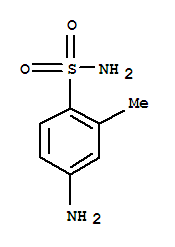 5-aminotoluene-2-sulphonamide结构式