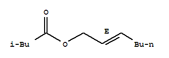 (E)-hept-2-enyl isovalerate结构式