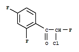 Structure of Ethanone,2-chloro-1-(2,4-difluorophenyl)-2-fluoro-
