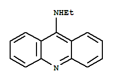 Structure of 9-Acridinamine, N-ethyl-