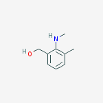Structure of N,2-dimethyl-6-hydroxymethylaniline