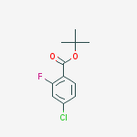 Structure of t-Butyl 4-chloro-2-fluorobenzoate