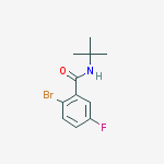Structure of 2-Bromo-N-tert-butyl-5-fluorobenzamide