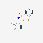 Structure of N-(2,4-Dimethylphenyl) 2-bromobenzenesulfonamide