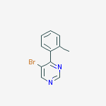 Structure of 5-Bromo-4-(2-methylphenyl)pyrimidine