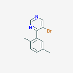 Structure of 5-Bromo-4-(2,5-dimethylphenyl)pyrimidine
