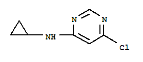 Structure of 4-Chloro-6-(cyclopropylamino)pyrimidine
