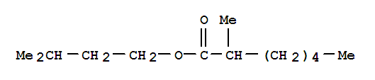 3-methylbutyl 2-methylheptanoate结构式