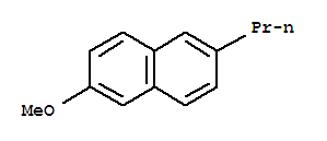 Structure of 6-PROPYL-2-METHOXYLNAPHTHALINE