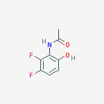 Structure of Acetamide,  N-(2,3-difluoro-6-hydroxyphenyl)-