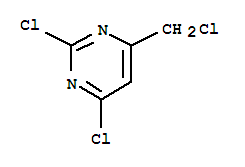 4-Chloromethyl-2,6-dichloropyrimidine结构式