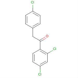 Chemical structure of Ethanone, 2-(4-chlorophenyl)-1-(2,4-dichlorophenyl)-
