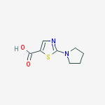 Structure of 2-PYRROLIDIN-1-YL-1,3-THIAZOLE-5-CARBOXYLIC ACID