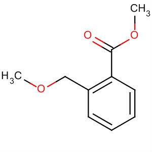 Benzoic acid, 2-(methoxymethyl)-, methyl ester结构式