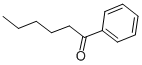 Chemical structure of HEXANOPHENONE
