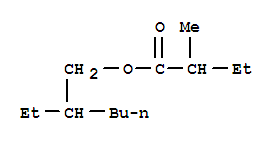 Structure of 2-ethylhexyl 2-methylbutyrate