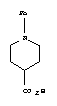 Structure of 1-phenylpiperidine-4-carboxylic acid
