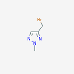 Structure of 4-(bromomethyl)-2-methyl-2H-1,2,3-triazole