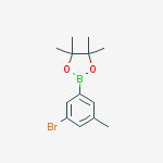 Structure of 2-(3-BROMO-5-METHYLPHENYL)-4,4,5,5-TETRAMETHYL-1,3,2-DIOXABOROLANE