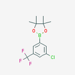 Structure of 2-(3-Chloro-5-(trifluoromethyl)phenyl)-4,4,5,5-tetramethyl-1,3,2-dioxaborolane