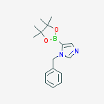 Structure of 1-BENZYL-5-(4,4,5,5-TETRAMETHYL-1,3,2-DIOXABOROLAN-2-YL)-1H-IMIDAZOLE