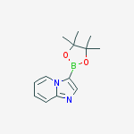 Structure of IMIDAZO[1,2-A]PYRIDINE-3-BORONIC ACID PINACOL ESTER