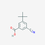 Structure of 3-CYANO-5-TERT-BUTYLBENZOIC ACID
