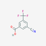 Structure of 3-CYANO-5-(TRIFLUOROMETHYL)BENZOIC ACID