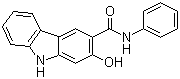 Structure of 2-Hydroxy-N-phenyl-9H-carbazole-3-carboxamide