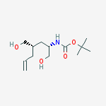 CarbaMic acid, N-[(1S,3R)-1,3-bis(hydroxyMethyl)-5-hexen-1-yl]-, 1,1-diMethylethyl ester结构式
