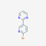Structure of 2-(6-Bromopyridin-3-yl)pyrimidine