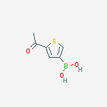 Structure of (5-acetylthiophen-3-yl)boronic Acid