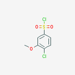 4-Chloro-3-methoxybenzenesulfonyl chloride结构式