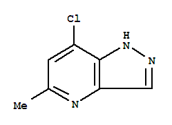 Structure of 7-CHLORO-5-METHYL-1H-PYRAZOLO[4,3-B]PYRIDINE