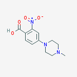 Structure of 4-(4-Methylpiperazin-1-yl)-2-nitrobenzoic acid