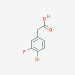 Structure of 4-Bromo-3-Fluorophenylacetic Acid