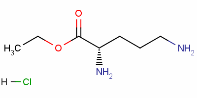 Structure of ethyl L-ornithine monohydrochloride