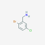 Structure of (2-bromo-5-chlorophenyl)methanamine
