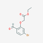 Structure of ethyl 2-(5-bromo-2-formylphenoxy)acetate