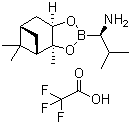 Structure of (R)-BoroVal-(+)-Pinanediol-CF3CO2H