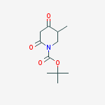 Structure of tert-Butyl 5-Methyl-2,4-dioxopiperidine-1-carboxylate