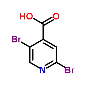 Structure of 2,5-DIBROMOISONICOTINIC ACID