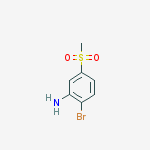 Structure of 2-Bromo-5-(methylsulphonyl)aniline