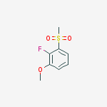 Structure of 1-Fluoro-2-methoxy-6-methylsulfonylbenzene