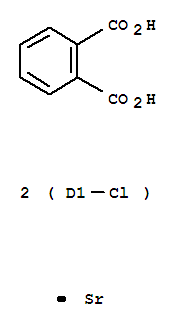 Structure of strontium dichlorophthalate