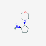 Structure of TRANS-2-MORPHOLINOCYCLOPENTANAMINE