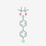 2-(4'-chloro-4-biphenylyl)-4,4,5,5-tetramethyl-1,3,2-dioxaborolan E结构式