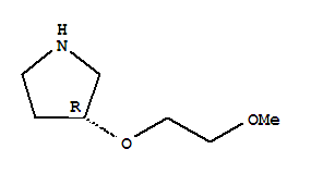 Structure of (R)-3-(2-METHOXYETHOXY)PYRROLIDINE